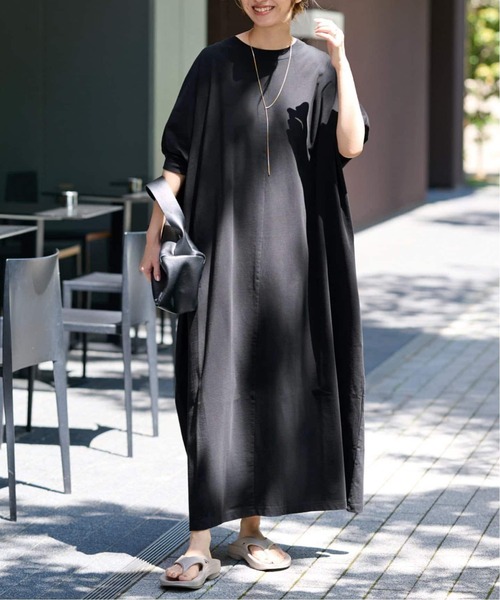 FRAMeWORK(フレームワーク)の「≪追加≫ジャージドレス2(ワンピース・レディース・グレー/ブラック・38/36)」の12枚目の写真