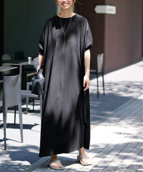 FRAMeWORK(フレームワーク)の「≪追加≫ジャージドレス2(ワンピース・レディース・グレー/ブラック・38/36)」の13枚目の写真