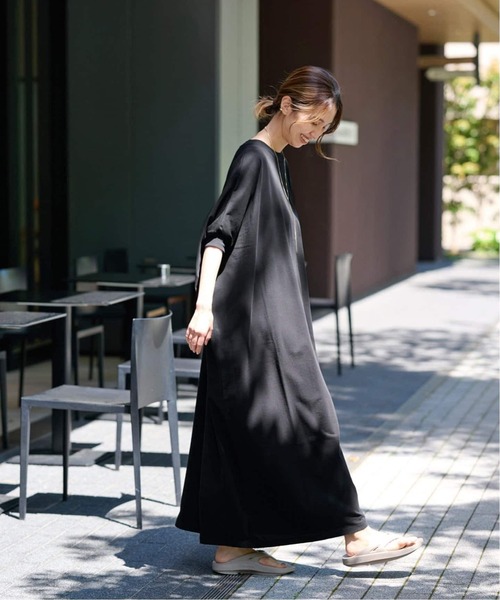 FRAMeWORK(フレームワーク)の「≪追加≫ジャージドレス2(ワンピース・レディース・グレー/ブラック・38/36)」の14枚目の写真