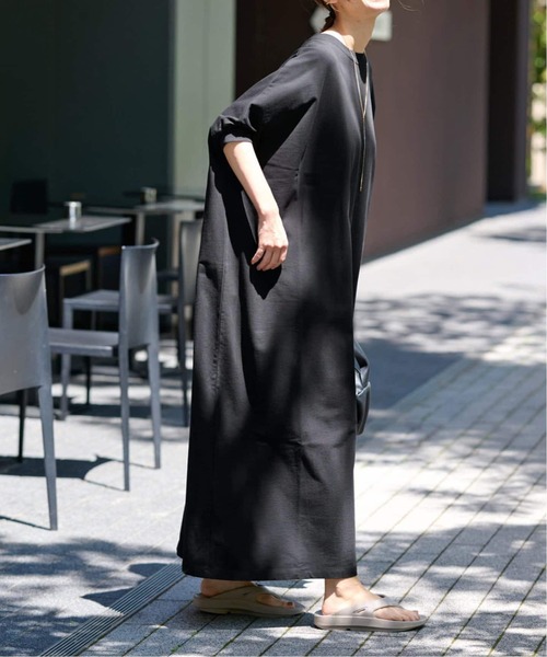 FRAMeWORK(フレームワーク)の「≪追加≫ジャージドレス2(ワンピース・レディース・グレー/ブラック・38/36)」の15枚目の写真