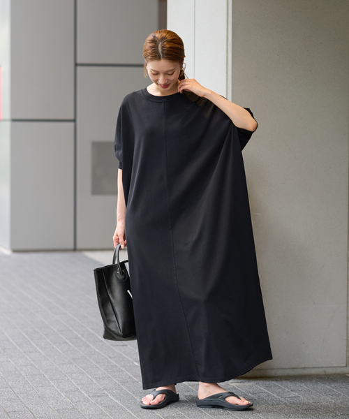 FRAMeWORK(フレームワーク)の「≪追加≫ジャージドレス2(ワンピース・レディース・グレー/ブラック・38/36)」の19枚目の写真