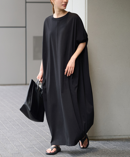 FRAMeWORK(フレームワーク)の「≪追加≫ジャージドレス2(ワンピース・レディース・グレー/ブラック・38/36)」の20枚目の写真