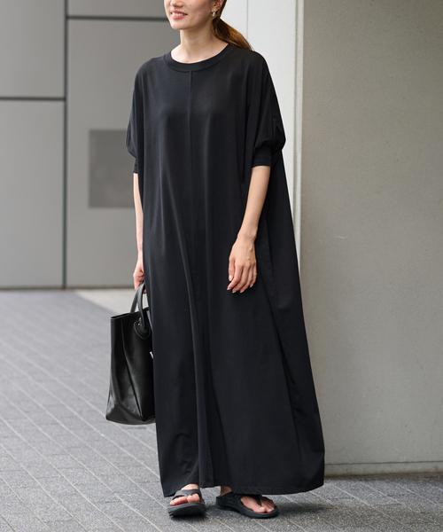 FRAMeWORK(フレームワーク)の「≪追加≫ジャージドレス2(ワンピース・レディース・グレー/ブラック・38/36)」の21枚目の写真