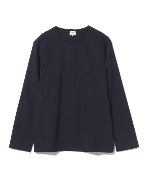 BEAMS HEART(ビームスハート)の「ラグジュアリーポンチ クルーネック カットソー(Tシャツ/カットソー・メンズ・ホワイト/ブラック/グリーン系その他5/ネイビー・MEDIUM/LARGE/X-LARGE/SMALL)」の6枚目の写真