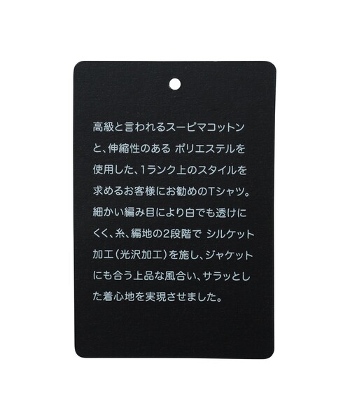 BEAMS HEART(ビームスハート)の「ラグジュアリーポンチ クルーネック カットソー(Tシャツ/カットソー・メンズ・ホワイト/ブラック/グリーン系その他5/ネイビー・MEDIUM/LARGE/X-LARGE/SMALL)」の10枚目の写真
