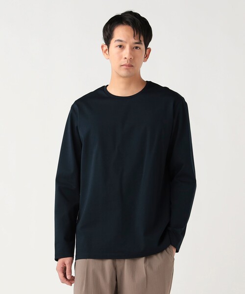 BEAMS HEART(ビームスハート)の「ラグジュアリーポンチ クルーネック カットソー(Tシャツ/カットソー・メンズ・ホワイト/ブラック/グリーン系その他5/ネイビー・MEDIUM/LARGE/X-LARGE/SMALL)」の12枚目の写真