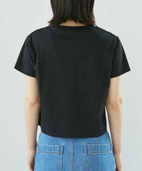 VIS（ビス）の「シルケットリボンTシャツ（Tシャツ/カットソー・レディース・ホワイト/ブラック/グレー系その他・FREE）」の17枚目の写真