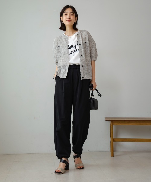 Bou Jeloud（ブージュルード）の「２ポケットニットカーディガン（カーディガン/ボレロ・レディース・ブルー/A/オレンジ・38）」の19枚目の写真