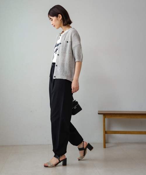 Bou Jeloud（ブージュルード）の「２ポケットニットカーディガン（カーディガン/ボレロ・レディース・ブルー/A/オレンジ・38）」の22枚目の写真