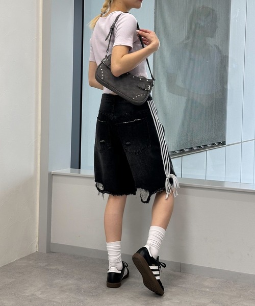 MAGPIEROBIN（マグパイロビン）の「MAGPIE ROBIN／ラウンドジッパーT（Tシャツ/カットソー・レディース・ラベンダー/ナチュラル/グレー・FREE）」の21枚目の写真