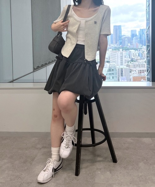 MAGPIEROBIN（マグパイロビン）の「MAGPIE ROBIN／ラウンドジッパーT（Tシャツ/カットソー・レディース・ラベンダー/ナチュラル/グレー・FREE）」の11枚目の写真