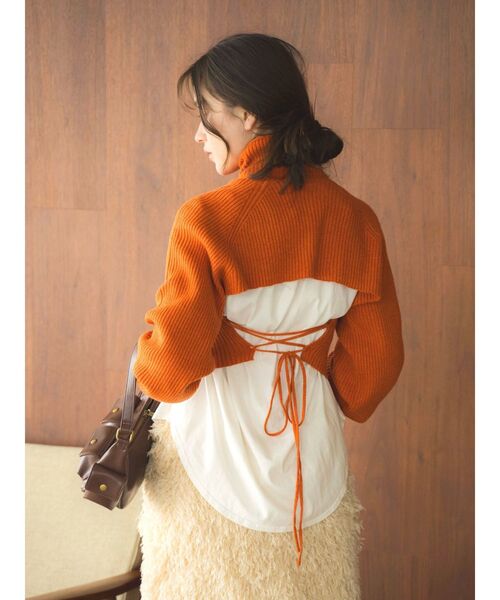 Ungrid（アングリッド）の「ラウンドロングスリーブTee（Tシャツ/カットソー・レディース・オフホワイト・FREE）」の9枚目の写真