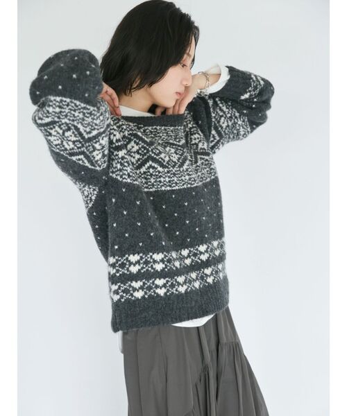 Ungrid（アングリッド）の「ラウンドロングスリーブTee（Tシャツ/カットソー・レディース・オフホワイト・FREE）」の14枚目の写真