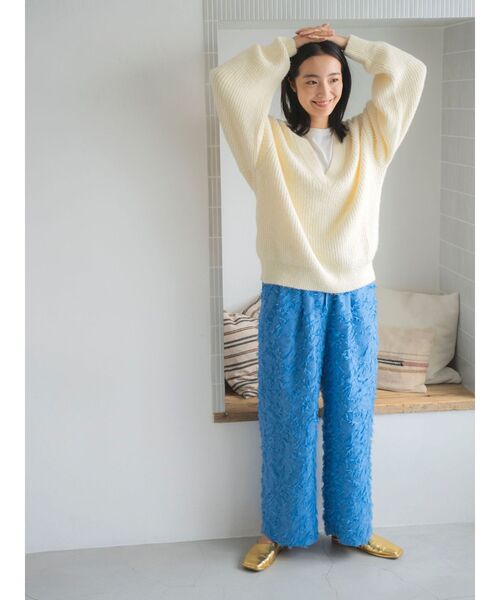 Ungrid（アングリッド）の「ラウンドロングスリーブTee（Tシャツ/カットソー・レディース・オフホワイト・FREE）」の17枚目の写真