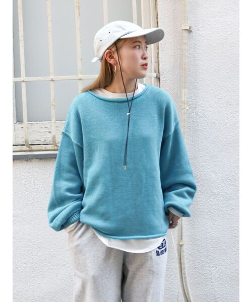 Ungrid（アングリッド）の「ラウンドロングスリーブTee（Tシャツ/カットソー・レディース・オフホワイト・FREE）」の22枚目の写真