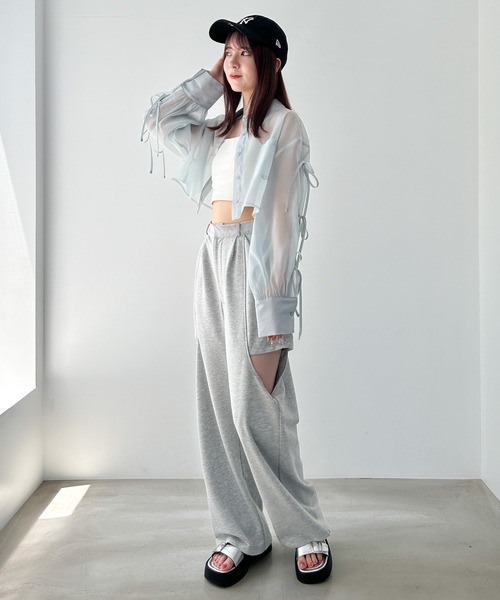 MAO1.3.4.5.6.11.13.16.17.24.12計11冊 Heather（ヘザー）の「袖リボンシアーシャツ 137977（シャツ