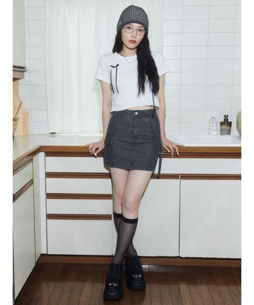 EMODA(エモダ)の「スクエアシルバーフレームアイウェア(サングラス・レディース・グレー/クリア・FREE)」の14枚目の写真