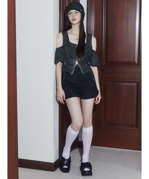 EMODA(エモダ)の「スクエアシルバーフレームアイウェア(サングラス・レディース・グレー/クリア・FREE)」の12枚目の写真