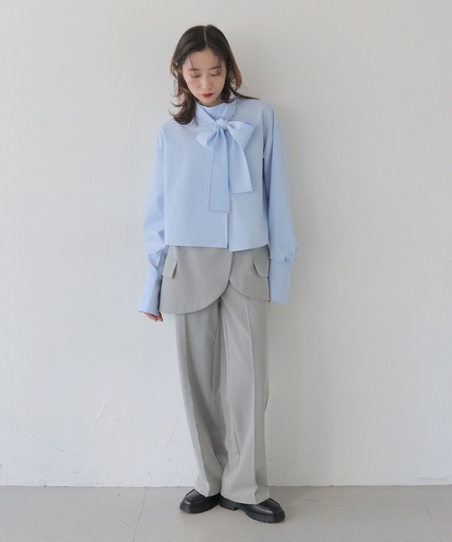 スカートドッキングパンツ クレイオ CLEIO】スカートドッキングパンツ（その他パンツ）｜CLEIO