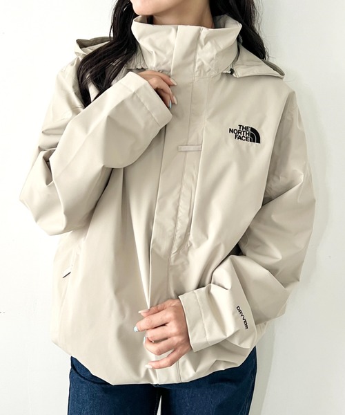 THE NORTH FACE(ザノースフェイス)の「国内未発売 THE NORTH FACE(ザ・ノースフェイス)/2WAY フード着脱可能 防水 防風 ハイネックマウンパ ロゴ刺繍 プロシールドジャケット/M'S PRO SHIELD JACKET(ブルゾン・レディース・カーキ/ダークグレー/ライトベージュ/ブラック/ダークネイビー/グレイッシュベージュ・S/M/XL/L/XXL)」の16枚目の写真
