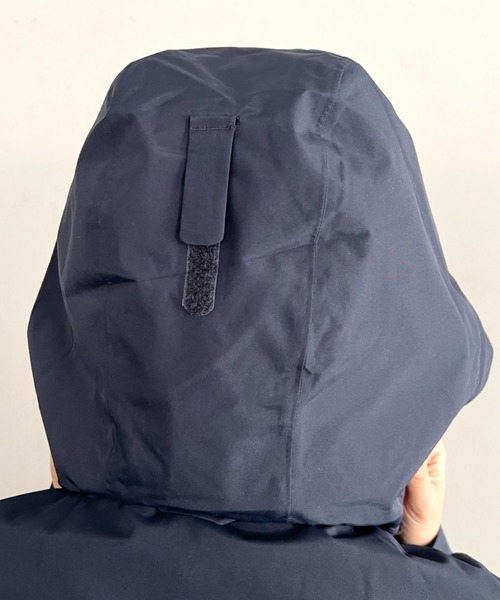 THE NORTH FACE(ザノースフェイス)の「国内未発売 THE NORTH FACE(ザ・ノースフェイス)/2WAY フード着脱可能 防水 防風 ハイネックマウンパ ロゴ刺繍 プロシールドジャケット/M'S PRO SHIELD JACKET(ブルゾン・レディース・カーキ/ダークグレー/ライトベージュ/ブラック/ダークネイビー/グレイッシュベージュ・S/M/XL/L/XXL)」の9枚目の写真