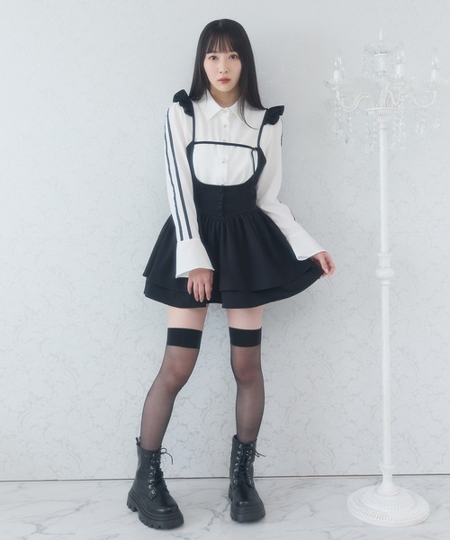 DearMyLoveMillor(ディアマイラブミラー)の「レースアップタンクソールブーツ(ブーツ・レディース・ブラック・25cm/24.5cm/24cm/23.5cm/23cm/22.5cm)」の5枚目の写真