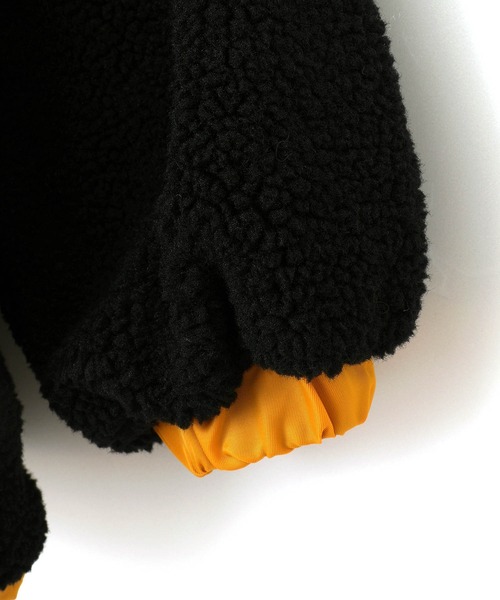 【セール】ボアナイロン切替ジャケット■150.160cm（その他アウター）｜MAKE YOUR DAY（メイクユアデイ）