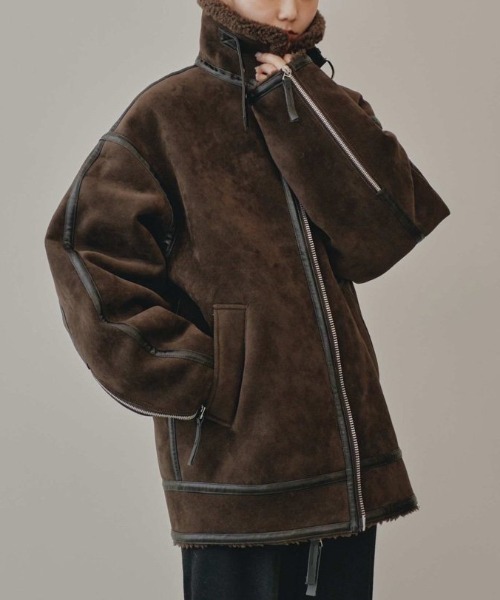 TODAYFUL(トゥデイフル)の「TODAYFUL Flight Over Jacket フライトオーバージャケット/12420008(その他アウター・レディース・ダークブラウン・36/38)」の1枚目の写真