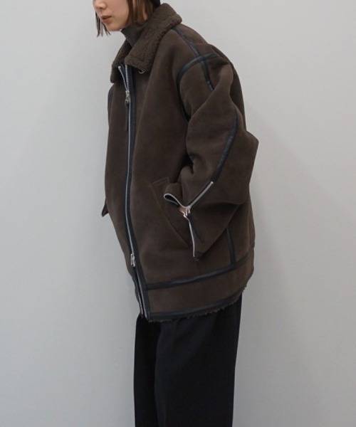TODAYFUL(トゥデイフル)の「TODAYFUL Flight Over Jacket フライトオーバージャケット/12420008(その他アウター・レディース・ダークブラウン・36/38)」の22枚目の写真