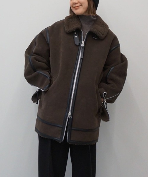 TODAYFUL(トゥデイフル)の「TODAYFUL Flight Over Jacket フライトオーバージャケット/12420008(その他アウター・レディース・ダークブラウン・36/38)」の20枚目の写真