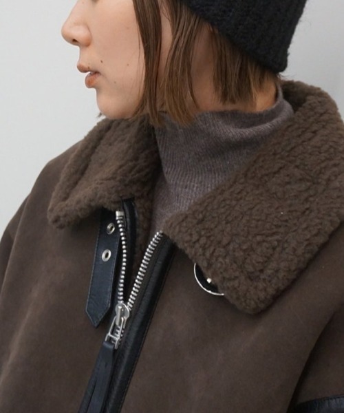 TODAYFUL(トゥデイフル)の「TODAYFUL Flight Over Jacket フライトオーバージャケット/12420008(その他アウター・レディース・ダークブラウン・36/38)」の21枚目の写真