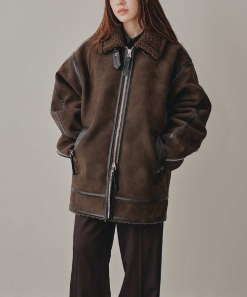 TODAYFUL(トゥデイフル)の「TODAYFUL Flight Over Jacket フライトオーバージャケット/12420008(その他アウター・レディース・ダークブラウン・36/38)」の16枚目の写真