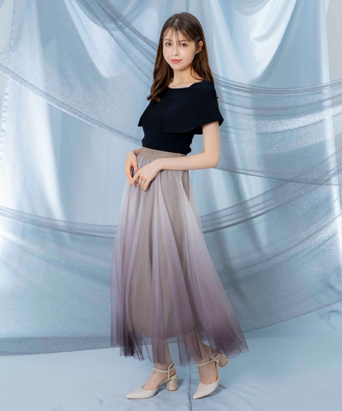 NOELA（ノエラ）の「２ＷＡＹバーサカラーニット（ニット/セーター・レディース・ラベンダー/ライトグリーン/ブラック/オフホワイト・フリー）」の7枚目の写真