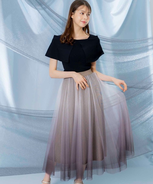 NOELA（ノエラ）の「２ＷＡＹバーサカラーニット（ニット/セーター・レディース・ラベンダー/ライトグリーン/ブラック/オフホワイト・フリー）」の8枚目の写真