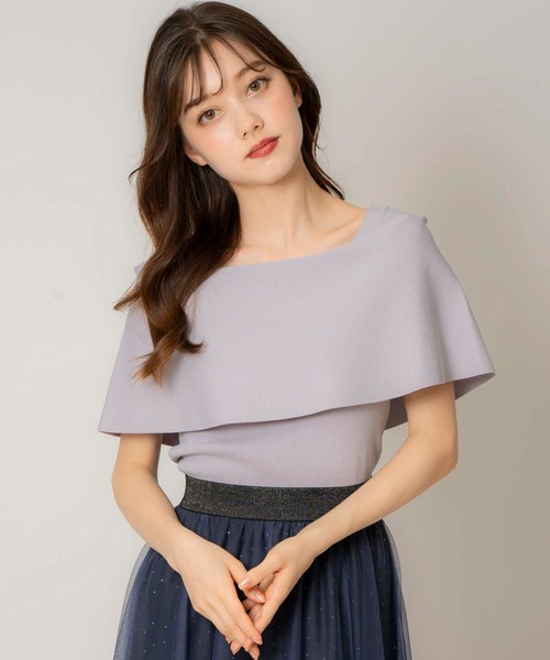 NOELA（ノエラ）の「２ＷＡＹバーサカラーニット（ニット/セーター・レディース・ラベンダー/ライトグリーン/ブラック/オフホワイト・フリー）」の17枚目の写真