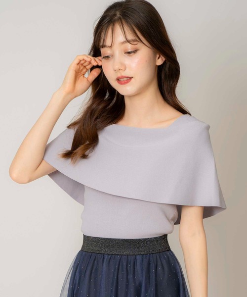 NOELA（ノエラ）の「２ＷＡＹバーサカラーニット（ニット/セーター・レディース・ラベンダー/ライトグリーン/ブラック/オフホワイト・フリー）」の18枚目の写真