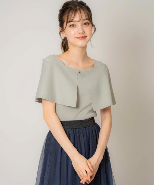 NOELA（ノエラ）の「２ＷＡＹバーサカラーニット（ニット/セーター・レディース・ラベンダー/ライトグリーン/ブラック/オフホワイト・フリー）」の22枚目の写真