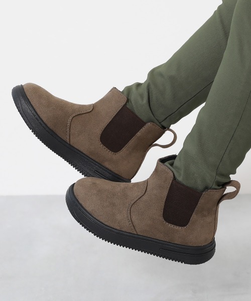 devirock(デビロック)の「とにかく軽い 走りたくなるサイドゴアブーツ(ブーツ・キッズ・ブラック/ブラウン系1・18.0cm/20.0cm/22.0cm/23.0cm/24.0cm/19.0cm/21.0cm)」の2枚目の写真