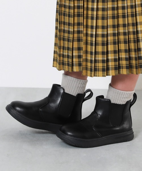 devirock(デビロック)の「とにかく軽い 走りたくなるサイドゴアブーツ(ブーツ・キッズ・ブラック/ブラウン系1・18.0cm/20.0cm/22.0cm/23.0cm/24.0cm/19.0cm/21.0cm)」の1枚目の写真