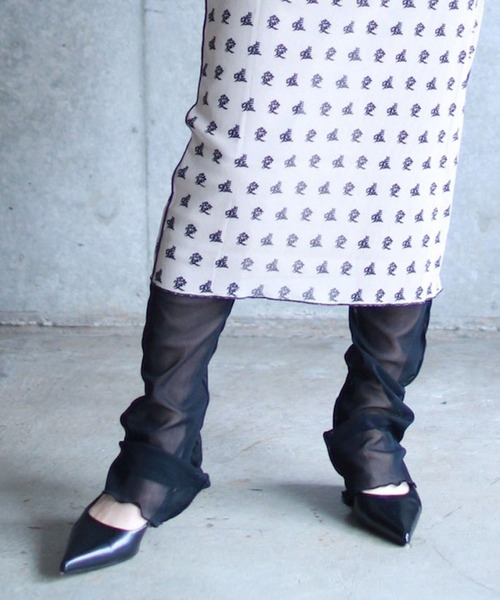 G.V.G.V.（ジーヴィージーヴィー）の「STRECH TULLE LEGGINGS（レギンス/スパッツ・レディース・ブラック/グリーン/パープル・ONE SIZE）」の6枚目の写真