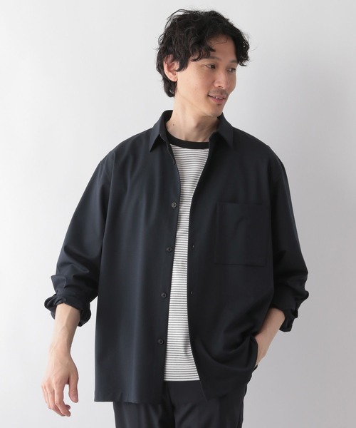 GLOBAL WORK（グローバルワーク）の「アーバンシャツ/116337（シャツ/ブラウス・メンズ・ダークネイビー/チャコール/グレー/グレー系4/ブラック・X-LARGE/LARGE/MEDIUM/SMALL）」の21枚目の写真