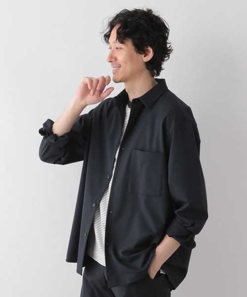 GLOBAL WORK（グローバルワーク）の「アーバンシャツ/116337（シャツ/ブラウス・メンズ・ダークネイビー/チャコール/グレー/グレー系4/ブラック・X-LARGE/LARGE/MEDIUM/SMALL）」の20枚目の写真