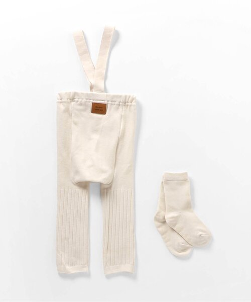 apres les cours（アプレレクール）の「サスペンダー付きレギンスセット（レギンス/スパッツ・キッズ・マスタード/ブラック/アイボリー・80）」の17枚目の写真