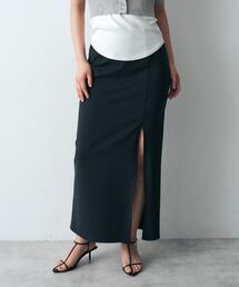 CODE A | CODE A｜slit jersey mxi skirt(スカート)