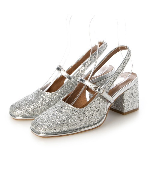 EVOL(イーボル)の「【EVOL】スクエアバックバンドメリージェーンパンプス IX5538(パンプス・レディース・ブラック/シルバー・S/M/L)」の7枚目の写真