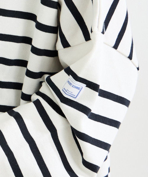 MONT KEMMEL（モンケメル）の「MONT KEMMEL/モンケメル 別注 BIGシルエットボーダーI/T（Tシャツ/カットソー・レディース・ネイビー/レッド/ブラック・FREE）」の10枚目の写真