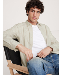Banana Republic（バナナリパブリック）の「エンブロイダード フランネルシャツ（シャツ/ブラウス・メンズ）」