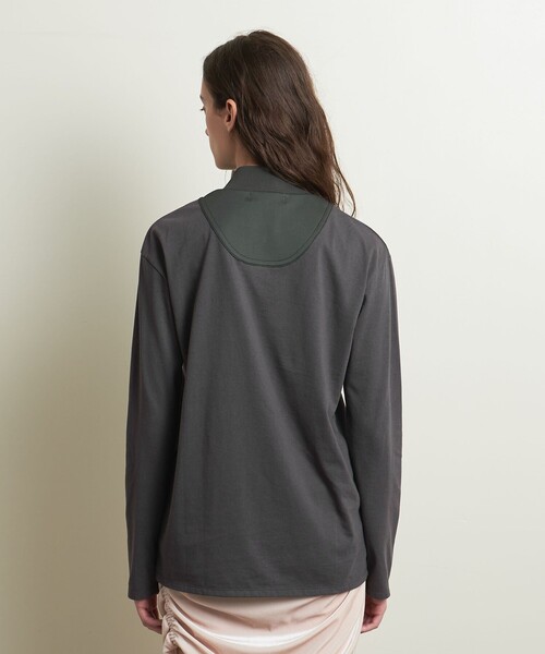 【セール】＜ATTISESSION＞ジャージー ジップ ロングスリーブ（Tシャツ/カットソー）｜ATTISESSION（アティセッション）