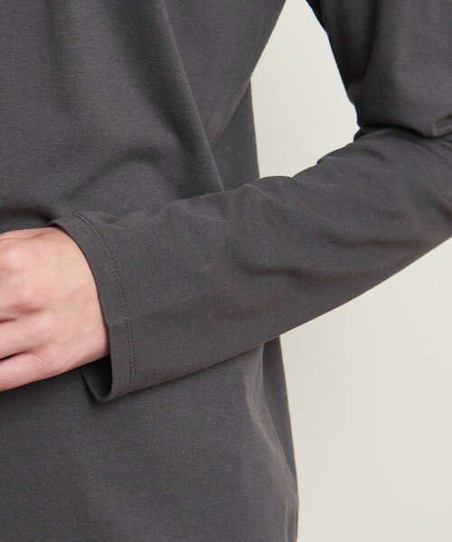 【セール】＜ATTISESSION＞ジャージー ジップ ロングスリーブ（Tシャツ/カットソー）｜ATTISESSION（アティセッション）