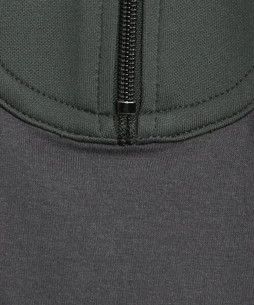 【セール】＜ATTISESSION＞ジャージー ジップ ロングスリーブ（Tシャツ/カットソー）｜ATTISESSION（アティセッション）